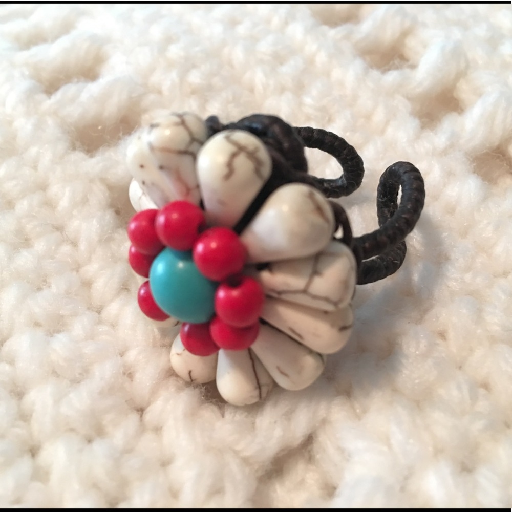 Stone Ring - Adjustable - Picture 2 of 3